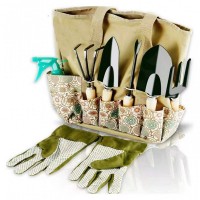 园林工具八件套 不锈钢挖土种花除草园艺套装