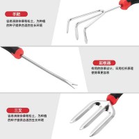 热销9件不锈钢重型园艺工具套装多功能家用园林工具套装