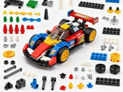 拼装玩具车塑料积木休闲益智玩具开