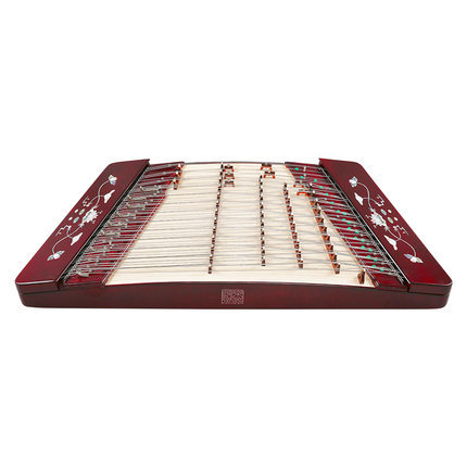 专业成人演奏402扬琴硬木材质月下荷塘图案621T-2-A